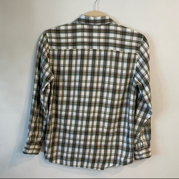 Horny Toad Green Button Down Plaid - Picture 3 of 7